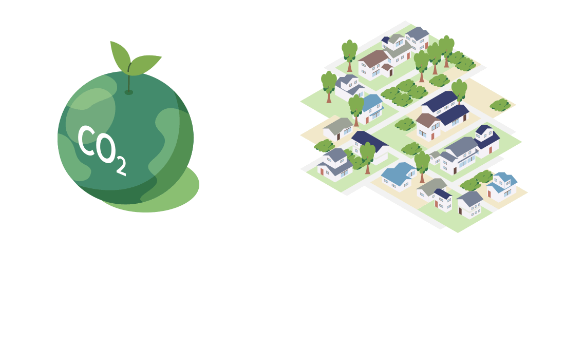 削減したCO2約3,400トン=一般家庭約1,300世帯分